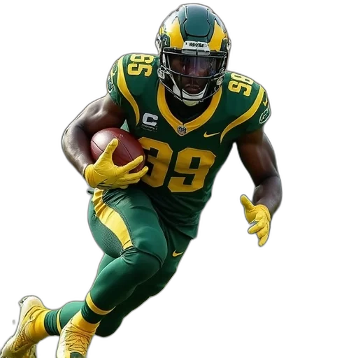 oregon, cornerback, marvin, hillard, running, ball, during, his transparent PNG cut-out