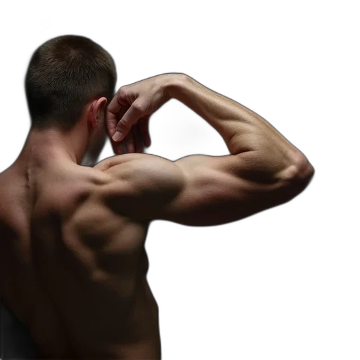 weapon, photorealistic, 3d render, muscles, tendi, arm transparent PNG cut-out