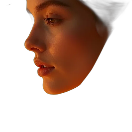 face, hat, crown, mask, photorealistic, 3d render, oil painting, concept art transparent PNG cut-out