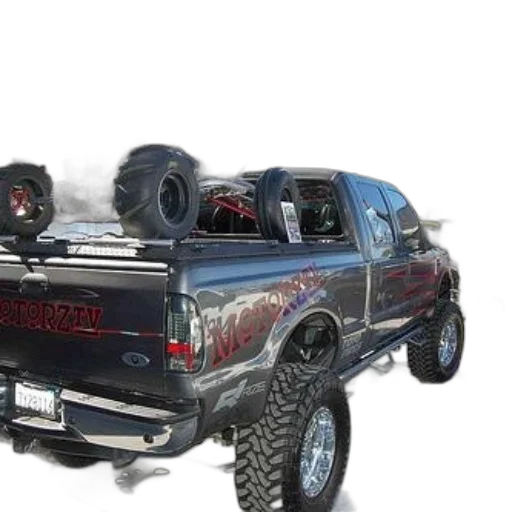 car, weapon, 3d render, concept art, customized, pickup, truck, large transparent PNG cut-out