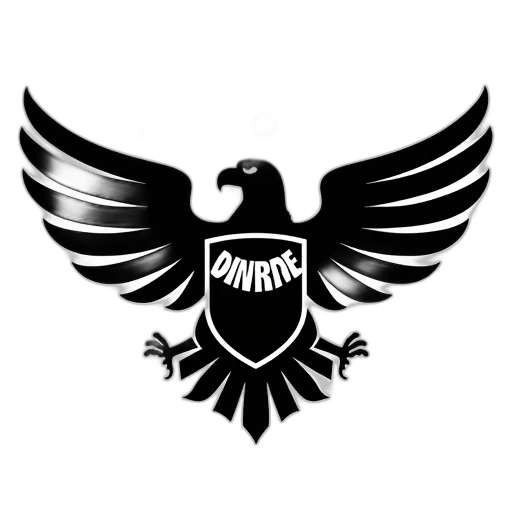 staff, crown, animal, pixel art, stylized, black, white, emblem transparent PNG cut-out