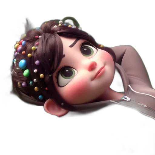 jewelry, staff, crown, hair, 3d render, photorealistic, anime, cartoon transparent PNG cut-out