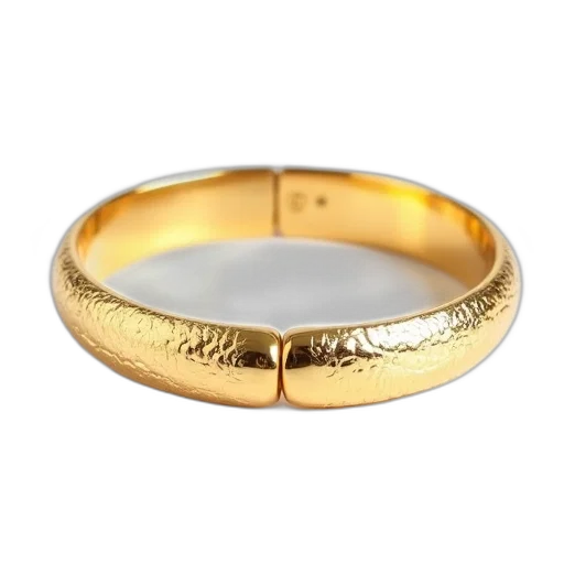 jewelry, crown, golden, textured, bracelet, smooth, clasp, displayed transparent PNG cut-out