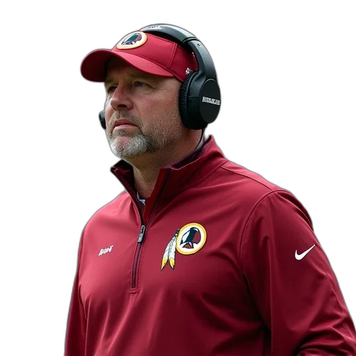 staff, steve, graham, redskins, new, head, coach transparent PNG cut-out