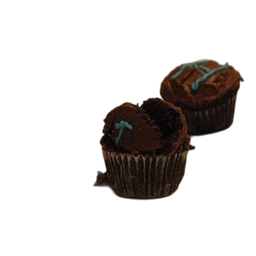 food, 3d render, photorealistic, pixel art, dark, blue, three, chocolate transparent PNG cut-out