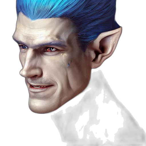 face, staff, mask, creature transparent PNG cut-out