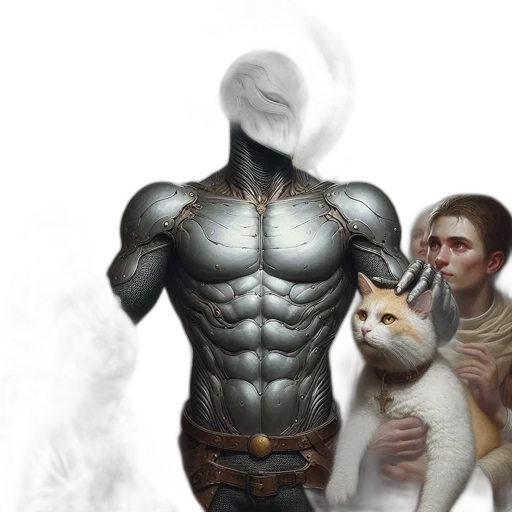 creature, mask, animal, robot, fantasy art, concept art, comic book art, cyberpunk transparent PNG cut-out