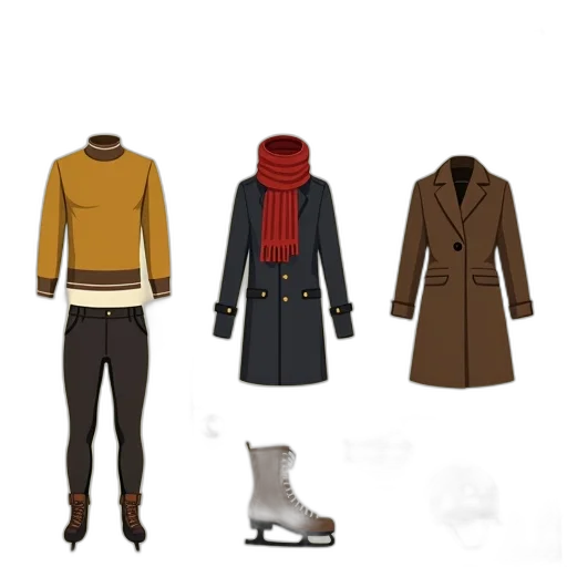 jacket, concept art, 3d render, earth tones, monochrome, colorful, dark, first transparent PNG cut-out