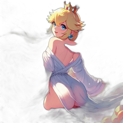 dress, crown, staff, dragon transparent PNG cut-out
