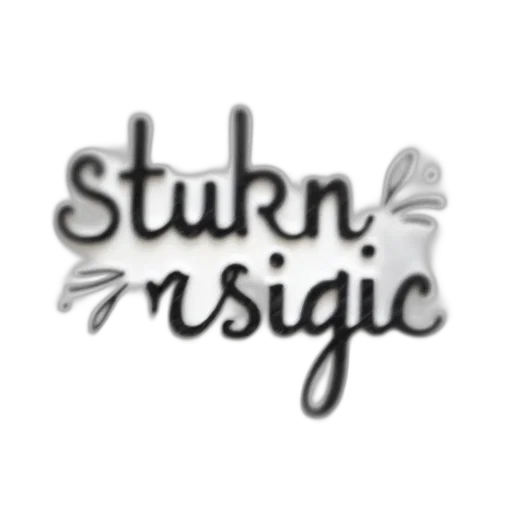 staff, 3d render, close-up, white, surface, blurred, stylized, text transparent PNG cut-out