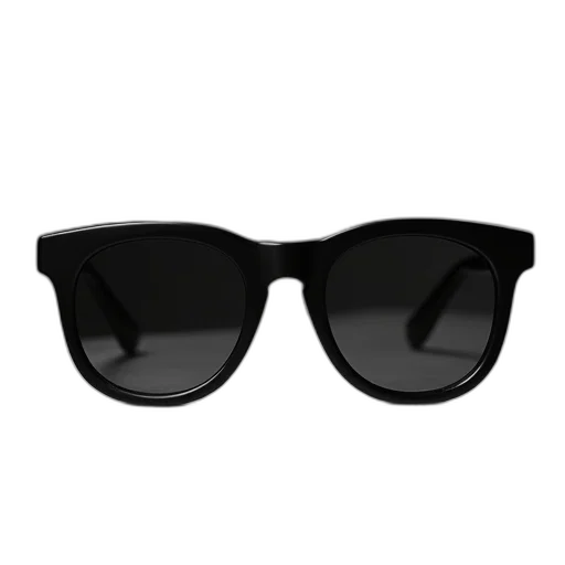 3d render, photo, lennon, sunglasses transparent PNG cut-out