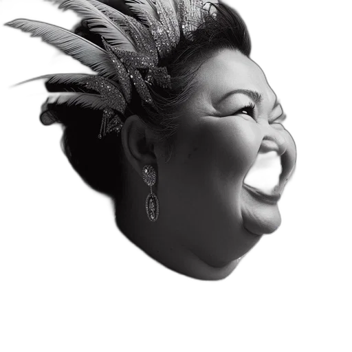 face, mask, hair, crown, photorealistic, 3d render, concept art, cartoon transparent PNG cut-out