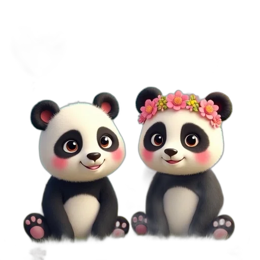 3d render, photorealistic, concept art, cartoon, second, image, shows, two transparent PNG cut-out