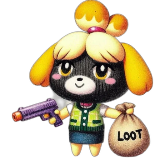 weapon, staff, animal, pixel art, concept art, cartoon, anime, animated transparent PNG cut-out