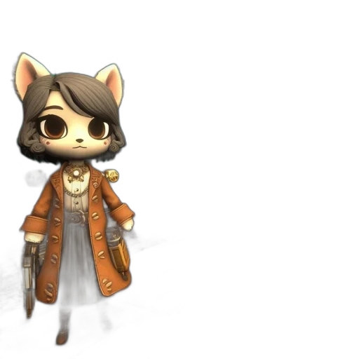 staff, concept art, fantasy art, 3d render, pixel art, earth tones, golden, anthropomorphic transparent PNG cut-out
