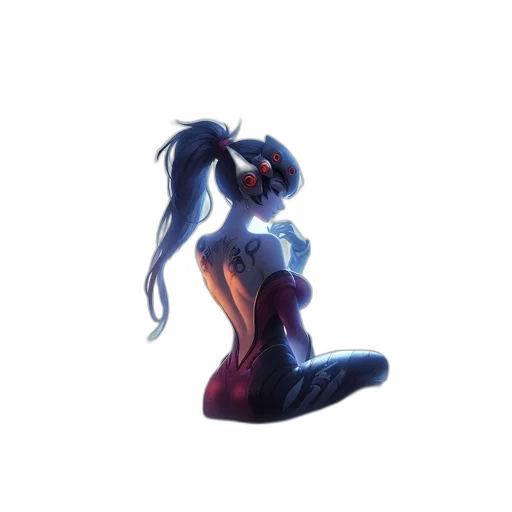 dress, robot, creature, mask, concept art, pixel art, 3d render, fantasy art transparent PNG cut-out
