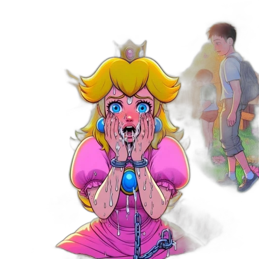 dress, crown, creature, mask, vaporwave, concept art, pixel art, 3d render transparent PNG cut-out