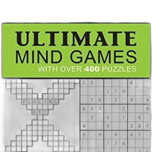 ultimate, mind, games, book, cover, featuring, various, puzzle transparent PNG cut-out