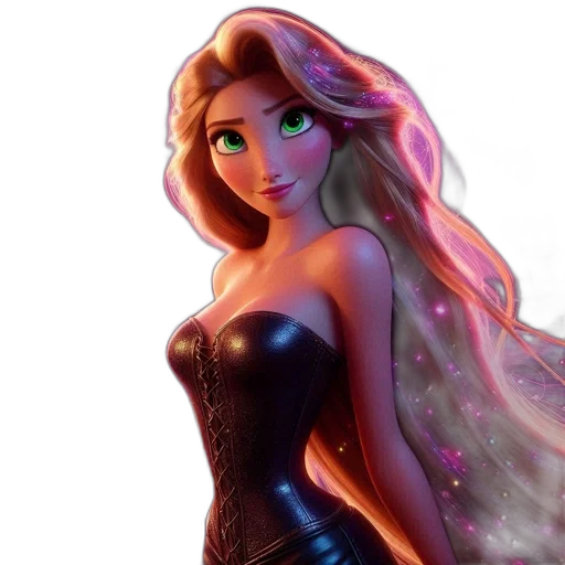 dress, fantasy art, concept art, 3d render, cartoon, outer space, animated, magical transparent PNG cut-out