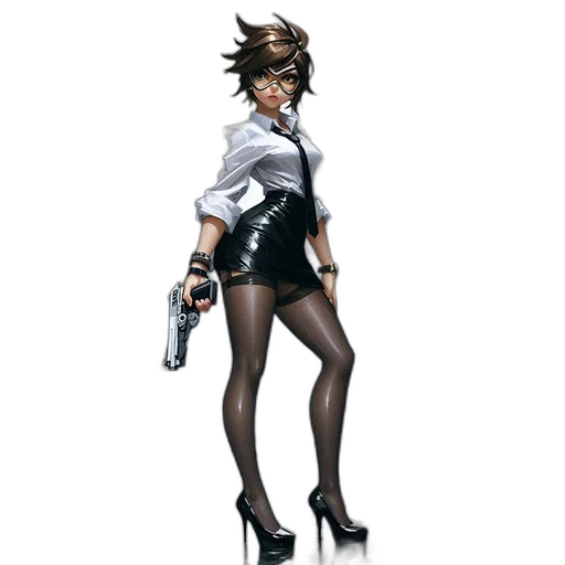 weapon, staff, concept art, comic book art, pixel art, 3d render, female, character transparent PNG cut-out