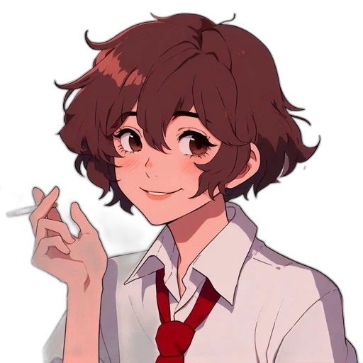 staff, face, creature, hair, anime, pixel art, cartoon, watercolor transparent PNG cut-out