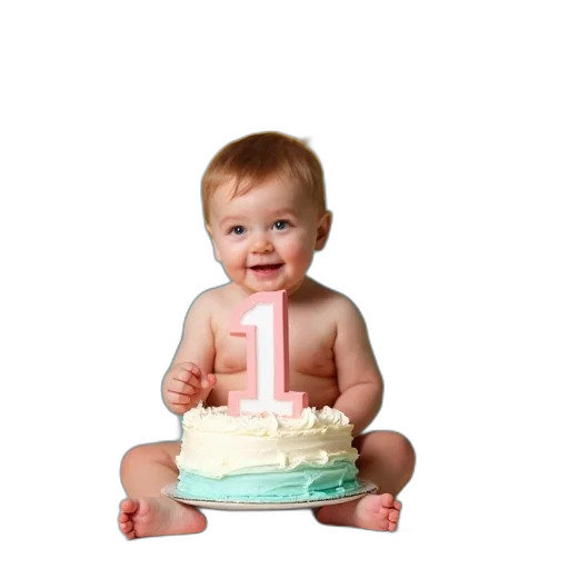 3d render, baby, boy, wearing transparent PNG cut-out