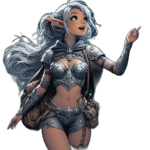 fantasy art, concept art, comic book art, pixel art, dark, earth tones, monochrome, pastel transparent PNG cut-out