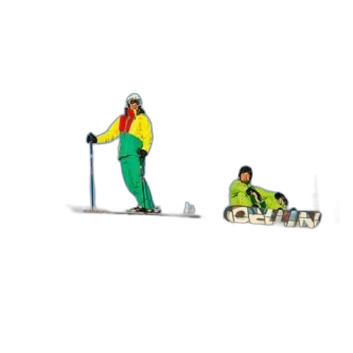 staff, robot, photorealistic, pixel art, 3d render, concept art, snow, skier transparent PNG cut-out