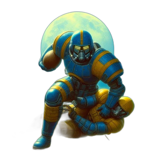 robot, mask, creature, concept art, 3d render, fantasy art, pixel art, outer space transparent PNG cut-out