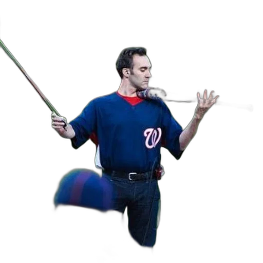 staff, weapon, creature, animal, man, blue, washington, nationals transparent PNG cut-out