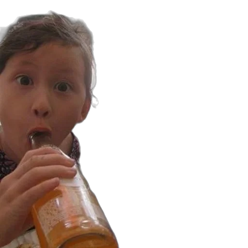 bottle, face, two, children, enjoy, drinks, restaurant, window transparent PNG cut-out