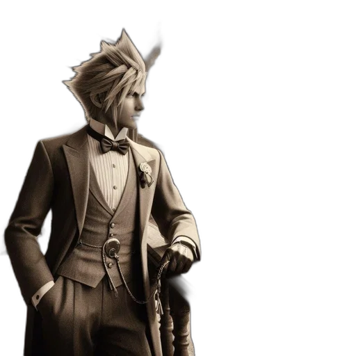 staff, mask, crown, concept art, 3d render, fantasy art, photorealistic, gentleman transparent PNG cut-out