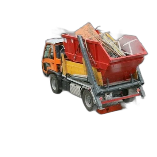 furniture, car, 3d render, photorealistic, truck, being, loaded, onto transparent PNG cut-out