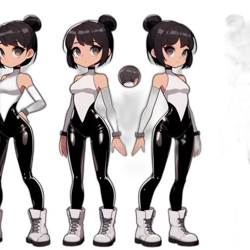 concept art, anime, 3d render, cartoon, monochrome, dark, earth tones, pastel transparent PNG cut-out