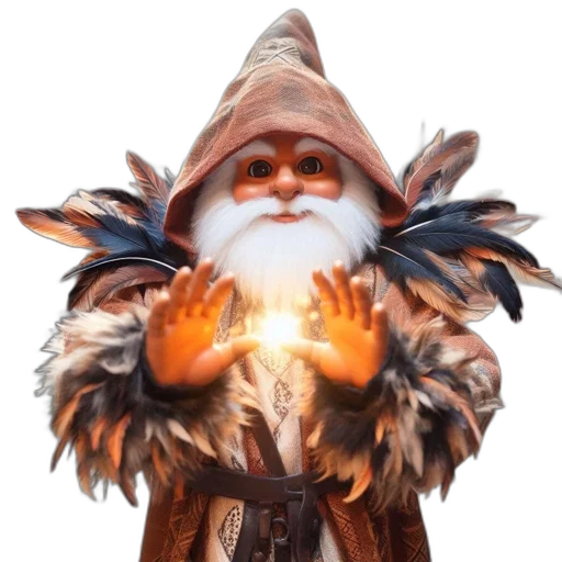 staff, mask, dragon, hat, fantasy art, 3d render, concept art, photorealistic transparent PNG cut-out