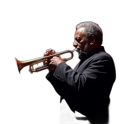 staff, jazz, legend, playing transparent PNG cut-out