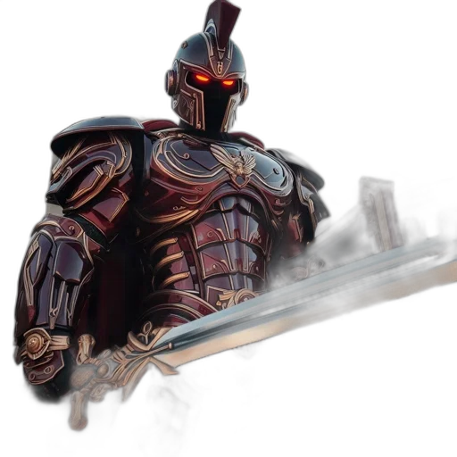 sword, robot, weapon, staff, concept art, fantasy art, 3d render, comic book art transparent PNG cut-out