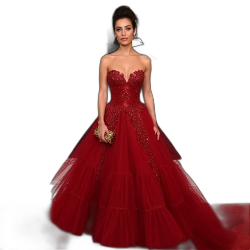 dress, photorealistic, concept art, 3d render transparent PNG cut-out