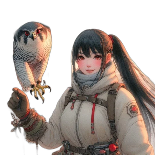 staff, animal, weapon, mask, concept art, fantasy art, photorealistic, anime transparent PNG cut-out