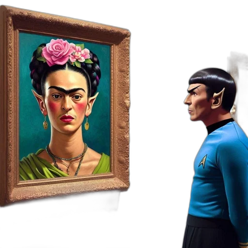face, crown, concept art, oil painting, photorealistic, pixel art, outer space, art transparent PNG cut-out