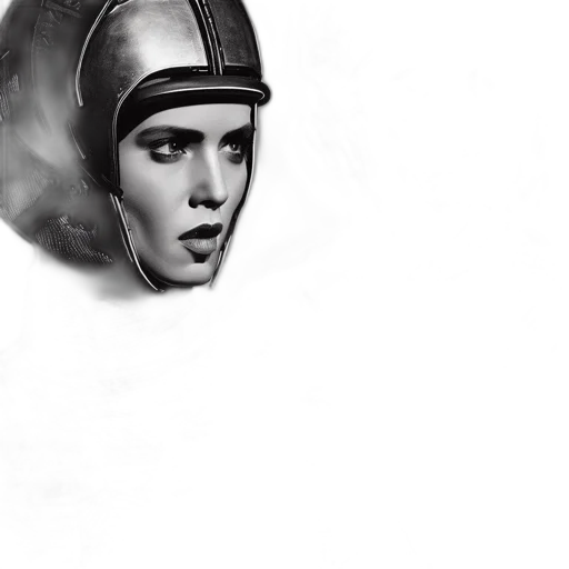 face, hat, mask, photorealistic, comic book art, fantasy art, concept art, outer space transparent PNG cut-out