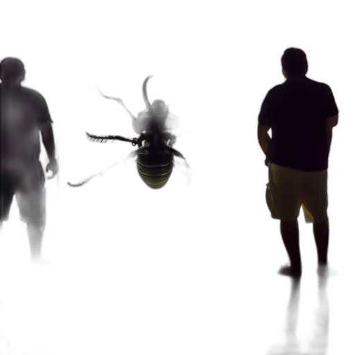 creature, animal, concept art, 3d render, underwater, outer space, fog, two transparent PNG cut-out