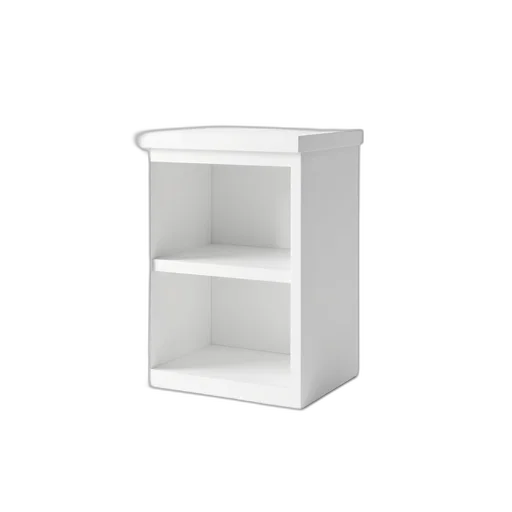furniture, jewelry, 3d render, white, modern, minimalist, cabinet, two transparent PNG cut-out