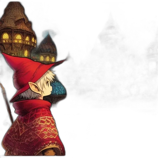 hat, staff, mask, sword transparent PNG cut-out