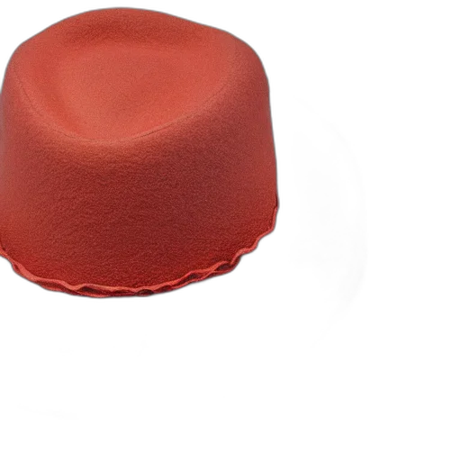 hat, crown, food, umbrella, 3d render, photorealistic, red, corals transparent PNG cut-out