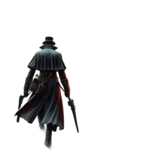 staff, sword, weapon, hat, concept art, 3d render, fantasy art, photorealistic transparent PNG cut-out