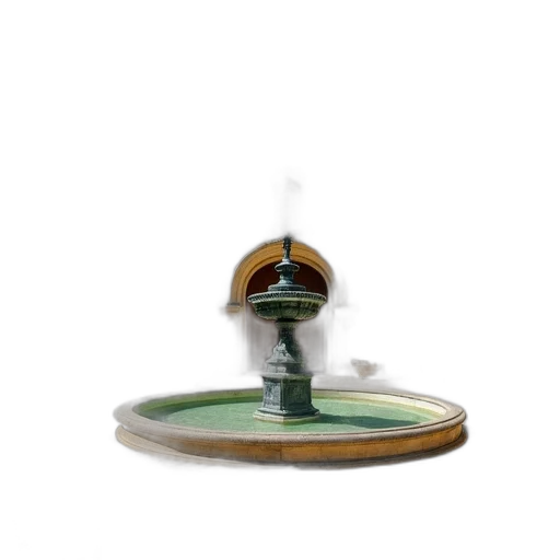 jewelry, bottle, staff, crown, 3d render, concept art, large, ornate transparent PNG cut-out