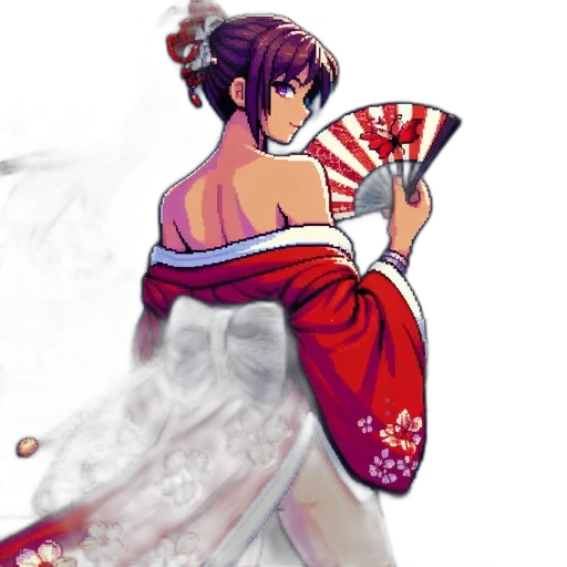 dress, staff, concept art, fantasy art, anime, pixel art, fire, red transparent PNG cut-out