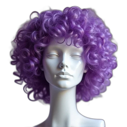 hair, hat, crown, face, photorealistic, 3d render, vaporwave, concept art transparent PNG cut-out
