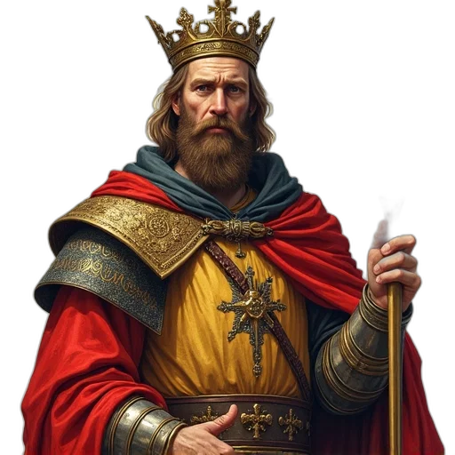 crown, sword, staff, fantasy art, concept art, photorealistic, detailed, illustration transparent PNG cut-out